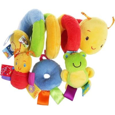 4 Jouets Suspendus En Bois Pour Bébé - Pour Baby Gym, Poussette, Lit - Éveil Sensoriel - 4