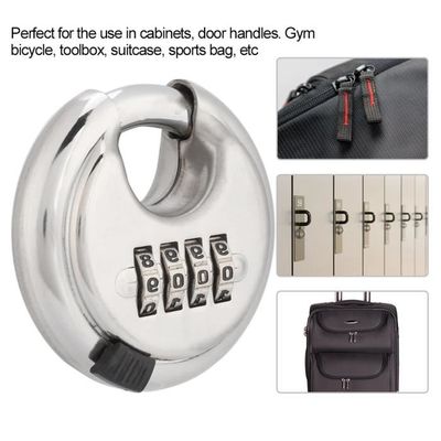 4 chiffres combinaison cadenas valise voyage gym locker sécurité mot de  passe verrouillage argent - Cdiscount Bricolage