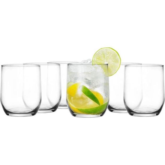 Verre A Cocktail Original Glasmark KROSNO 1992 Lot De 4 S à Eau De 310 Ml, S à Verres élégants Pour Bar
