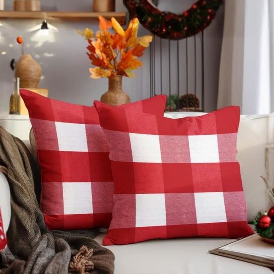 Housse De Coussin 60x60cm Lot De 4 Imperméable Lin D'oreiller D'été Abstrait Moderne Coussin Canapé Décoratifs Pour Salon Chambre Lit Voiture Jardin Coussin Exterieur Impermeable Bleu Marine LY-159