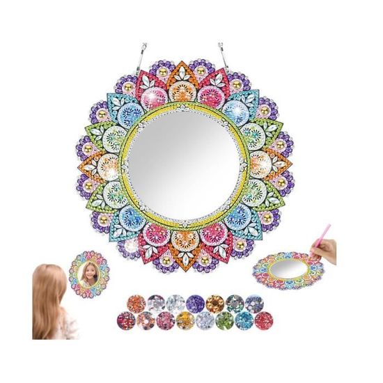 Bootoow Miroir De Maquillage De Table Rotatif à 360 Degrés Miroir De Bureau En Bois Transparent Haut Avec Support Miroir Rectangulaire Debout Libre (18 * 21 * 13
