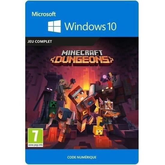 Minecraft Dungeons Jeu Pc A Telecharger Edition Standard Windows 10 Achat Vente Jeu Pc A Telecharger Minecraft Dungeons Pc Cdiscount