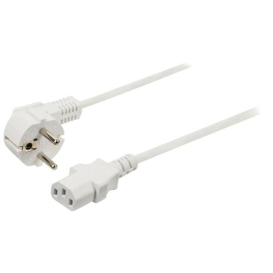 Cable alimentation blanc - Cdiscount