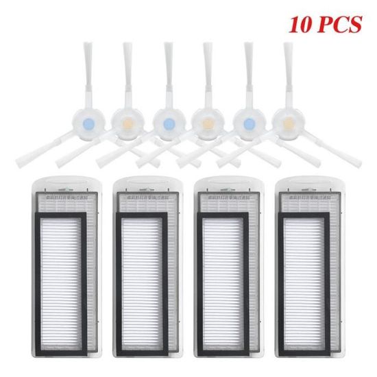 Pièces De Rechange Pour Rowenta X-Clean 10 / Narwal S20 Pro – 2 Brosses Rotatives, 3 Filtres HEPA, 1 Brosse Nettoyage