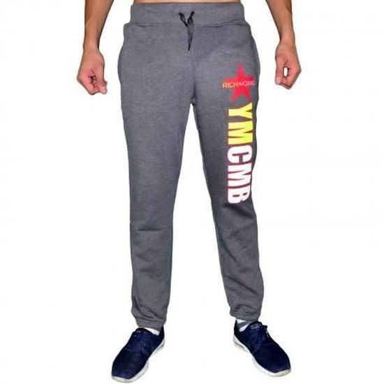 Jogging Homme Pantalon - Pantalon Cargo Homme Fashion Fitness Sweatpants Avec Poches Zippées Pantalon De Jogging Baggy Pantalon Large Workout Training Pour La Course à Pied, Le Jogging
