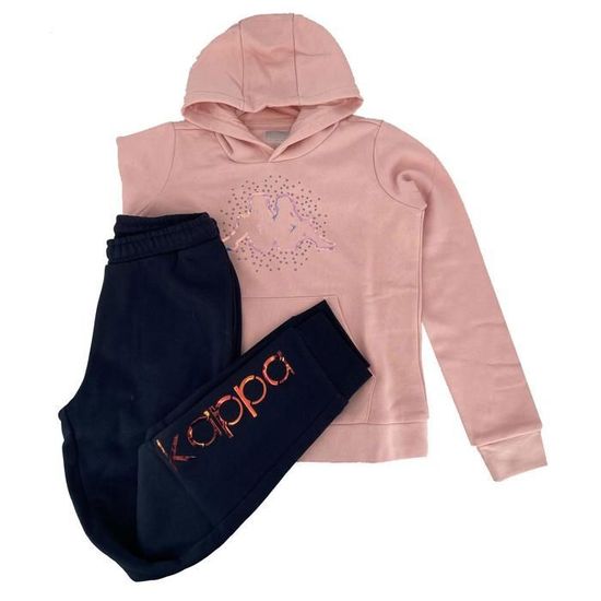 Ensemble Sport Garçon Fille Survêtement Enfant 2 Pièces - Sweat à Capuche + Pantalon De Sport, Pour Football, Basketball (2-15 Ans) Style Casual