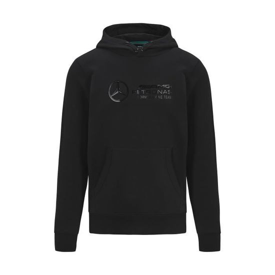 Sweat a Capuche Race Mercedes AMG Petronas Motorsport Team Officiel F1 Noir Cdiscount Pret a Porter