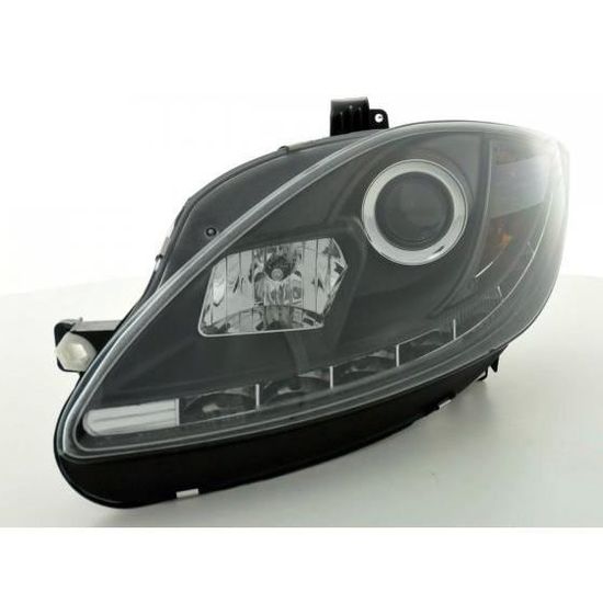 Façade D'autoradio Double DIN Pour Seat Leon 1P (2005-2009) - Gris Anthracite - Pour Remplacer L'original, Installation Après Marché