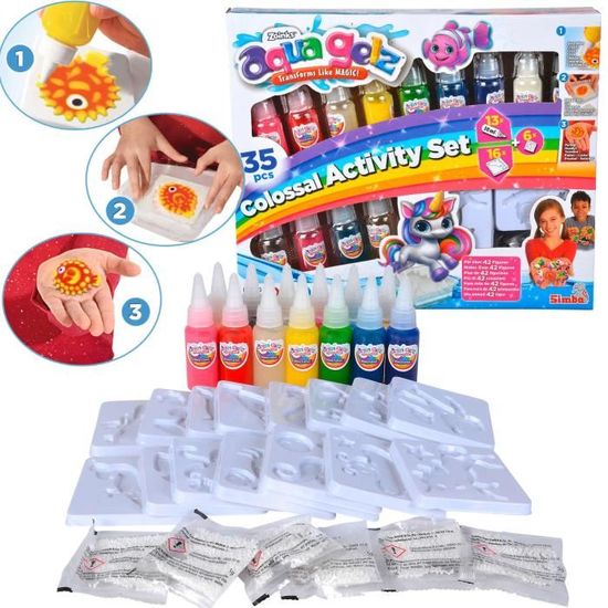 Kit Créatif Aqua Gelz – Château Princesse Simba, Pour Créer Des Figurines Gélifiées