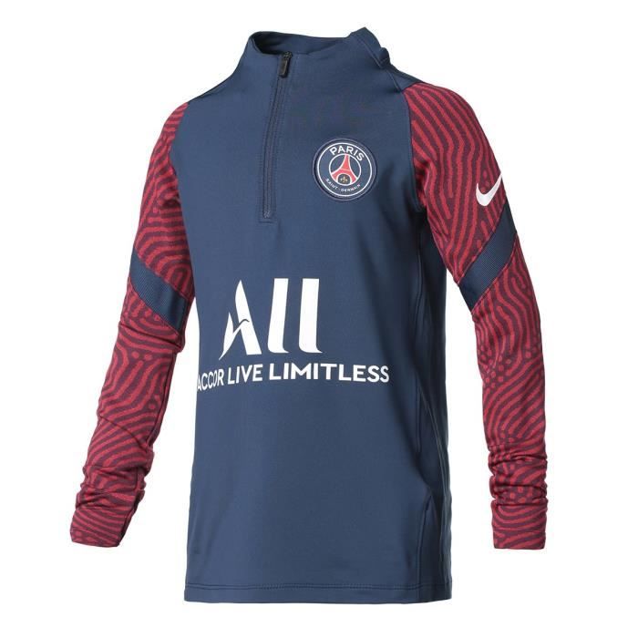 NIKE Maillot de football PSG Dril 2020 - Enfant - Bleu
