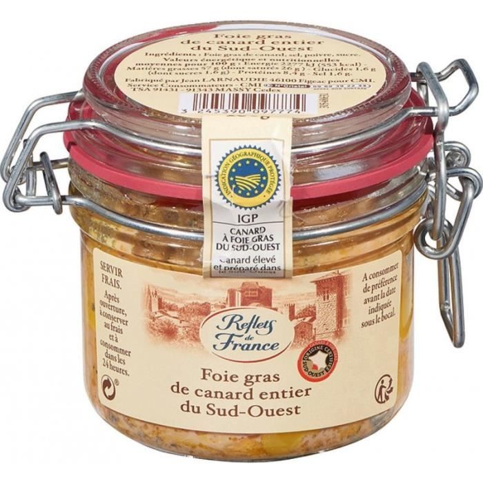 Reflets De France Foie gras de canard entier du SudOuest Cdiscount Au quotidien Reflets De France Foie gras de canard entier du SudOuest Cdiscount Au quotidien