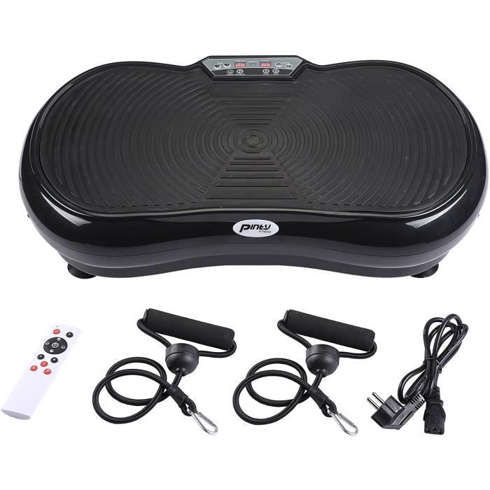Plateforme Vibrante et Oscillante, Fitness Plateforme pour Perte de Poids 0-99 Niveaux 10 Programmes Automatiques avec Télécommande