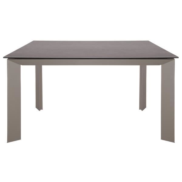 Table à manger extensible hoffman grise Multicolor