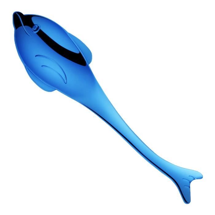 Gadget de cuisine d'outils de consommation de crème glacée de poignée de cuillère d'animal marin coloré WJQ90502201BU_291