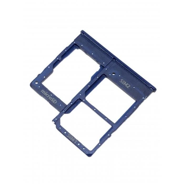 Tiroir Double Sim + Micro SD Samsung A20e Bleu