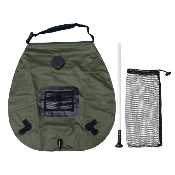 1 pc Camping sac de douche de extérieur à dos poche d'eau conteneur de rangement pour voyager AUVENT - STORE - SOLETTE - SAS