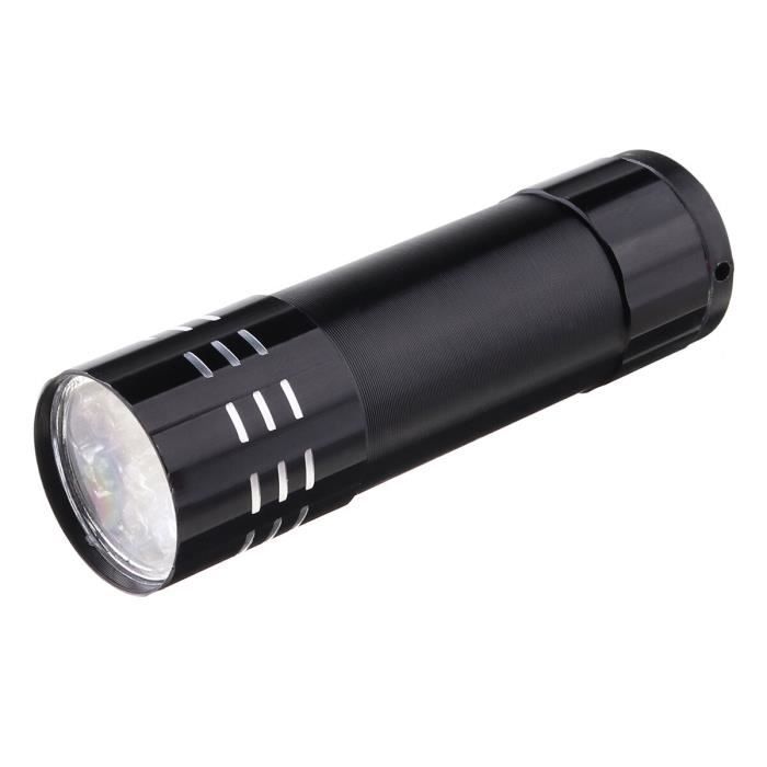 sèche-ongles -Monja Nail Art Mini lampe de poche LED lampe UV Portable pour Gel à ongles séchage r...- Modèle: Black - MIZJHGA08343