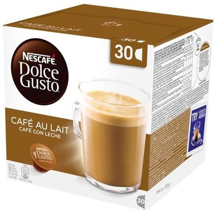 NESCAFÉ Dolce Gusto Café au Lait Café (capsule) 300 g pack de 30