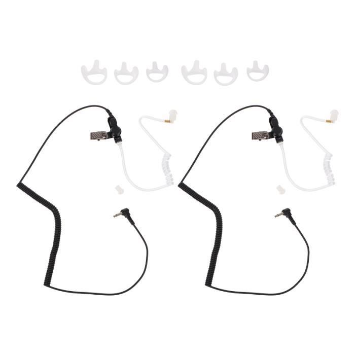 1 Ensemble de silicone à la mode casque casques Pratique-Écoute pour intercom - kit communication confort conducteur et passager