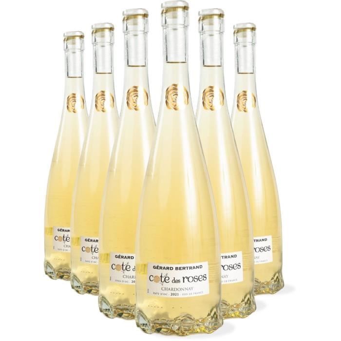 Côte des roses - IGP Pays D'oc - Vin blanc x6