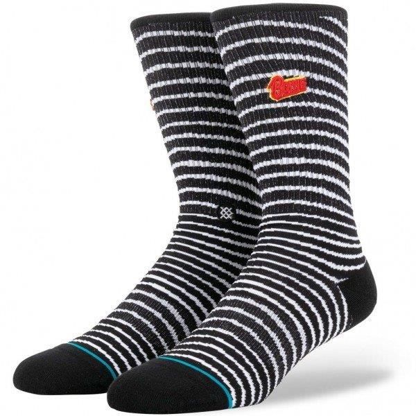 STANCE Chaussettes Homme Microcoton BLACKSTAR Noir Blanc BOWIE