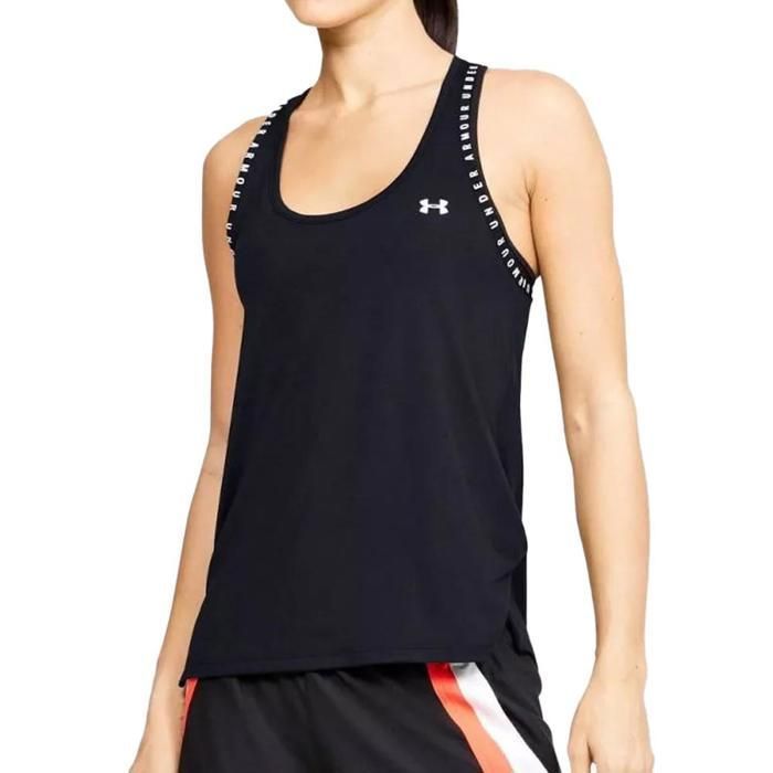 Débardeur femme Under Armour Knockout - noir/blanc/noir - S