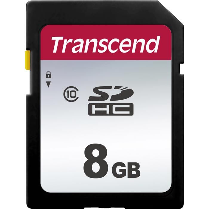 TRANSCEND Carte S 8GB SD Card Class10