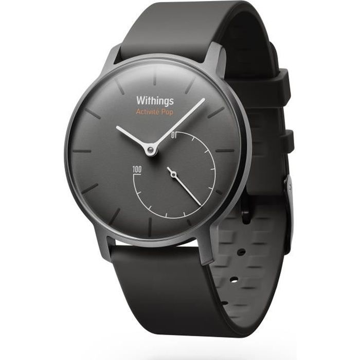 WITHINGS Activité Pop – Montre connectée avec mesure d’activité et de sommeil – Gris