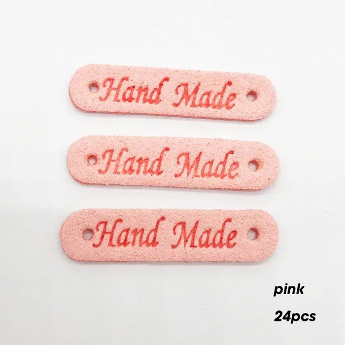 140 Étiquettes En Cuir PU Pour Couture DIY - Lot Multicolore - Avec Trous Pour Coudre Sur Vêtements Et Accessoires