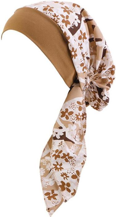 Foulard En Bambou Pour Femme - Multifonctionnel Turban Chimio Coton Pour Filles Doux Au Toucher