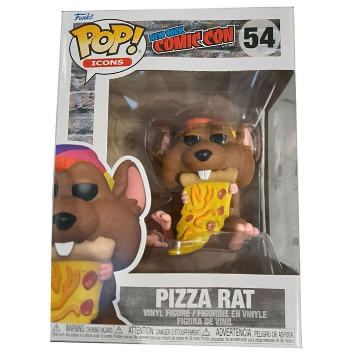Figurine Funko POP - FUNKO - Pizza Rat - Édition limitée - 10 cm - Boîte collector