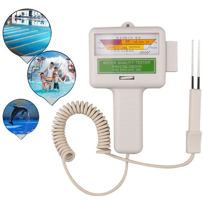 Testeur électronique Chlore et pH pour piscine Compteur qualité de l — free download