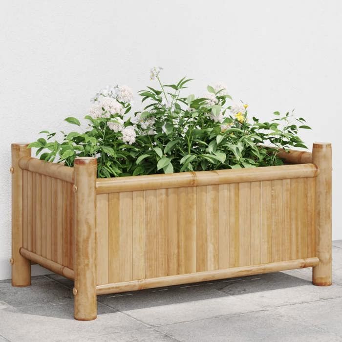 vidaXL Jardinière en bambou 50 cm - vue 2