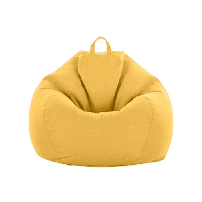 Adulte Sac Haricots Pouf sans Garnissage 100x120cm Rangement de Jouets Stockage Pouf Pliable Portable pour Fauteuil de Salon Jaune Adulte Sac Haricots Pouf sans Garnissage 100x120cm Rangement de Jouets Stockage Pouf Pliable Portable pour Fauteuil de Salon Jaune
