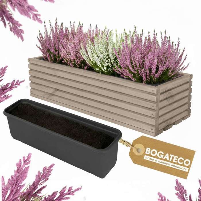 Bac à fleurs en bois  Pot de fleurs 44