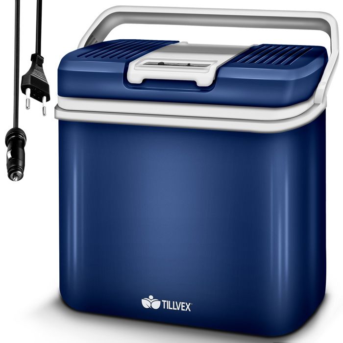 Glacière électrique Huslog 33L - Refroidissement Et Chauffage, Roulettes, Double Alimentation 12V/220V