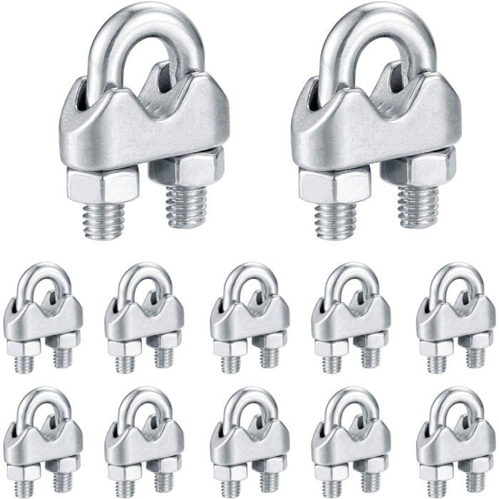 Lot De 2 Poulies à Double Vis 45mm TERF - Pour Corde à Linge Intérieur/Extérieur, Blanc - 14