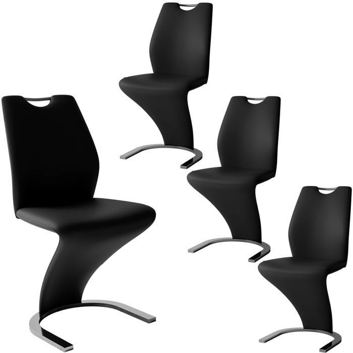 JIEXI Chaise de salle à manger Chaises de bureau scandinaves pour adultes Sièges de bar créatifs en cuir synthétique
