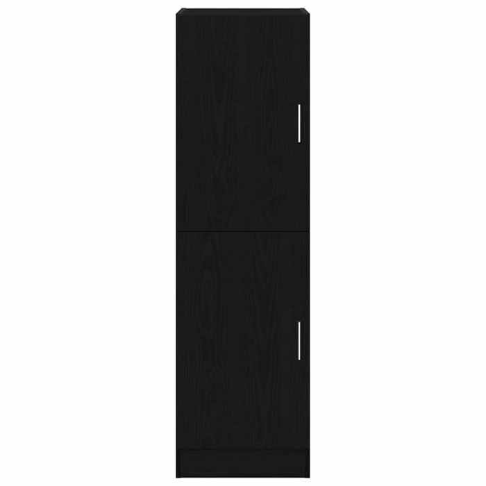 SALE dhiver Placard/Armoire de cuisine - mango - avec rangement - noir 38x415x1315 cm bois dingénierie EU512