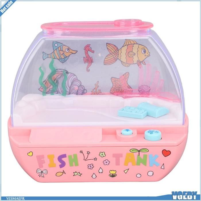 Jouet Aquarium éducatif Bébé Avec Lumières Et Musique – 4 Poissons Magnétiques, 2 Cannes à Pêche, Filet, Biberon – Dès 2 Ans