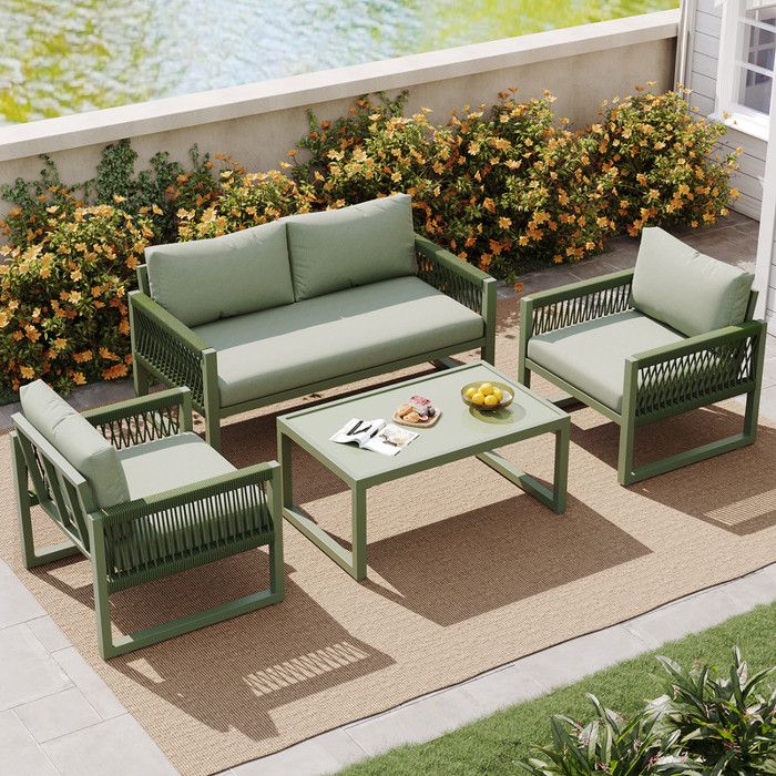 Lundby - Ensemble 2 Fauteuils + Table Et Livres, Vert/prune/jaune, Mobilier Maison De Poupée échelle 1:18