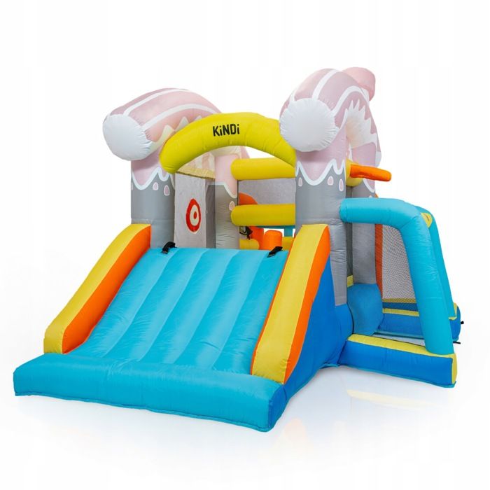Château gonflable de jardin pour enfants KINDI aire de jeux