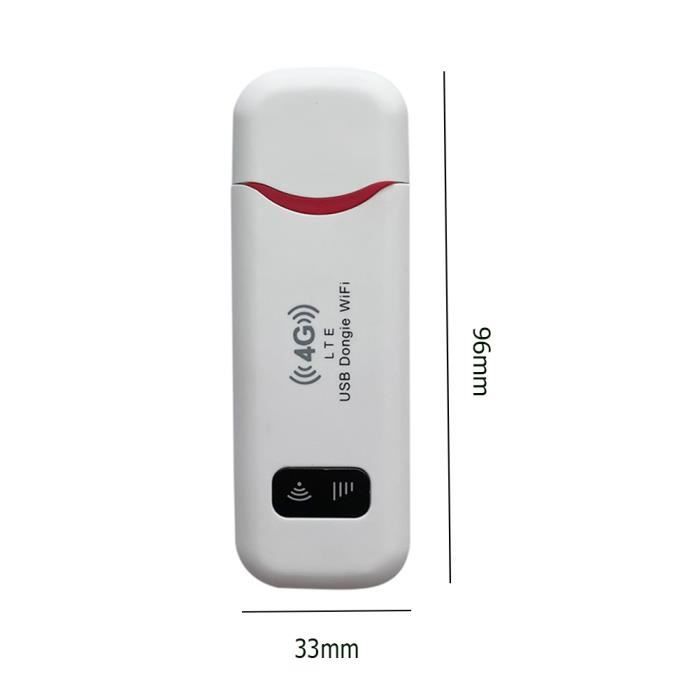 Wi Fi Rouge Noir rouge - Mini routeur WiFi UFi 4G avec adaptateur USB, routeur ...