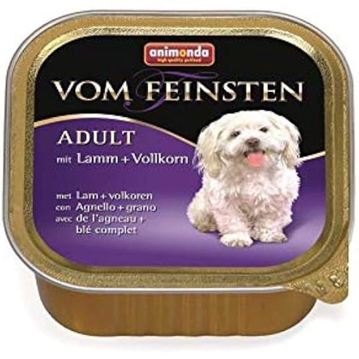 Comparer les prix de Aliment humide pour Chiens - ANIMONDA - VOM FEINSTEN - Pâtée Senior - 150 g - Sans céréales