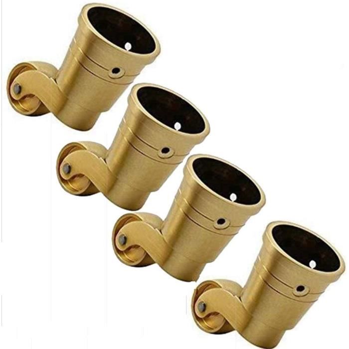 Mini Roulettes Meubles - 8 Pièces, Pivotantes à 360°, Roulettes