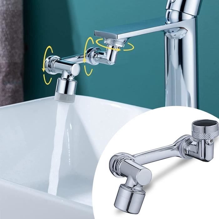 Home Extenseur de robinet rotatif à économie deau réglable pour salle de bain free size Vert 