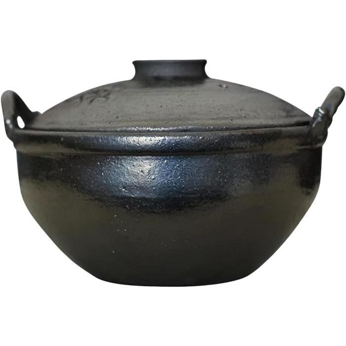 Cocotte En Céramique En Terre Cuite Avec Couvercle Pour Dîner Et