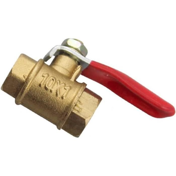 6 Ensemble De Vanne À Boisseau Sphérique En Laiton Avec Poignée