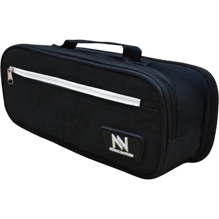 Grande Trousse De Maquillage Voyage 25x20x20cm - Avec Porte-pinceaux, Multifonction, Noir