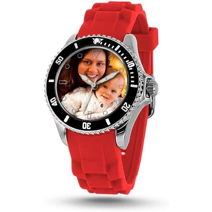 Montre personnalisable avec photo new arrivals